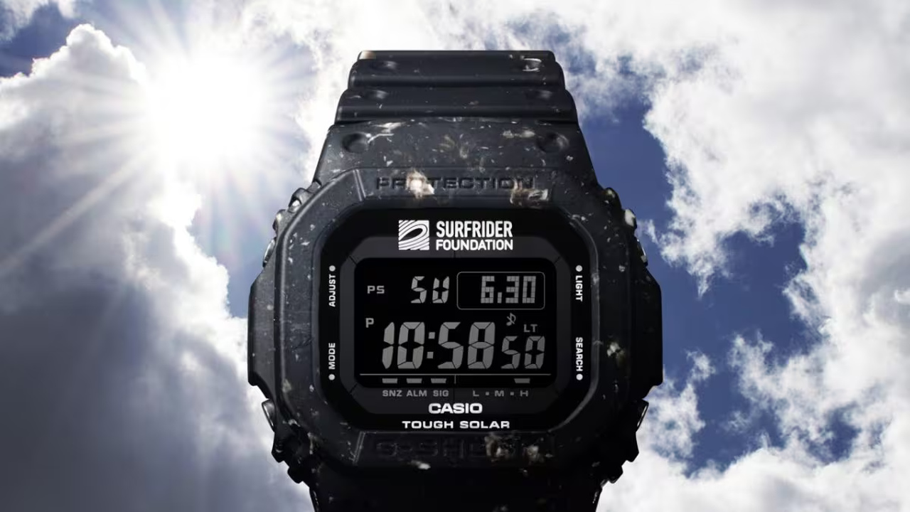 Casio e Surfrider Foundation Lancam Novo Modelo de Relogio G Shock Diario Economico